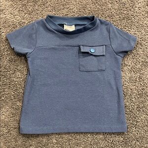 Little Lad Brand 18m Navy Blue Kids Shirt with Pocket